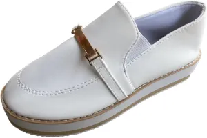 AMDBEL Sneakers for Women Trendy 2024 Slip-On Platform Loafers Casual Comfort Loafer Shoes Fashion Sneaker Walking Shoes