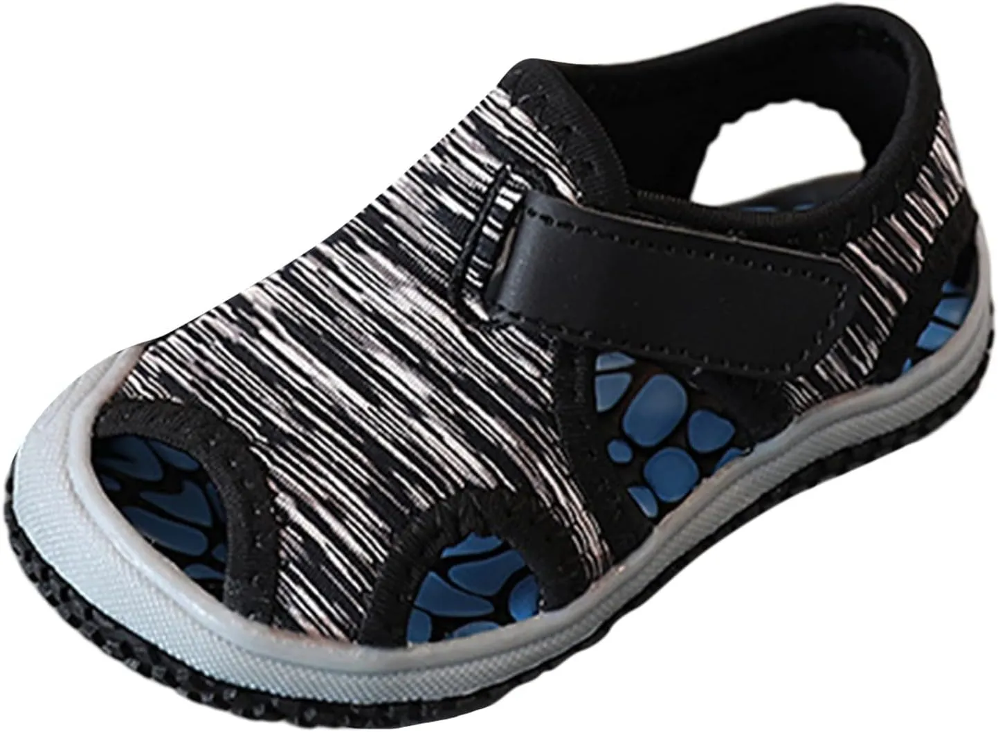 Baby Shoes Fashionable Casual Sandals Flat Toddler Shoes Comfortable Soft Casual Toddler Shoes Baby Boy Moccasins (Black, 11 Little Child)