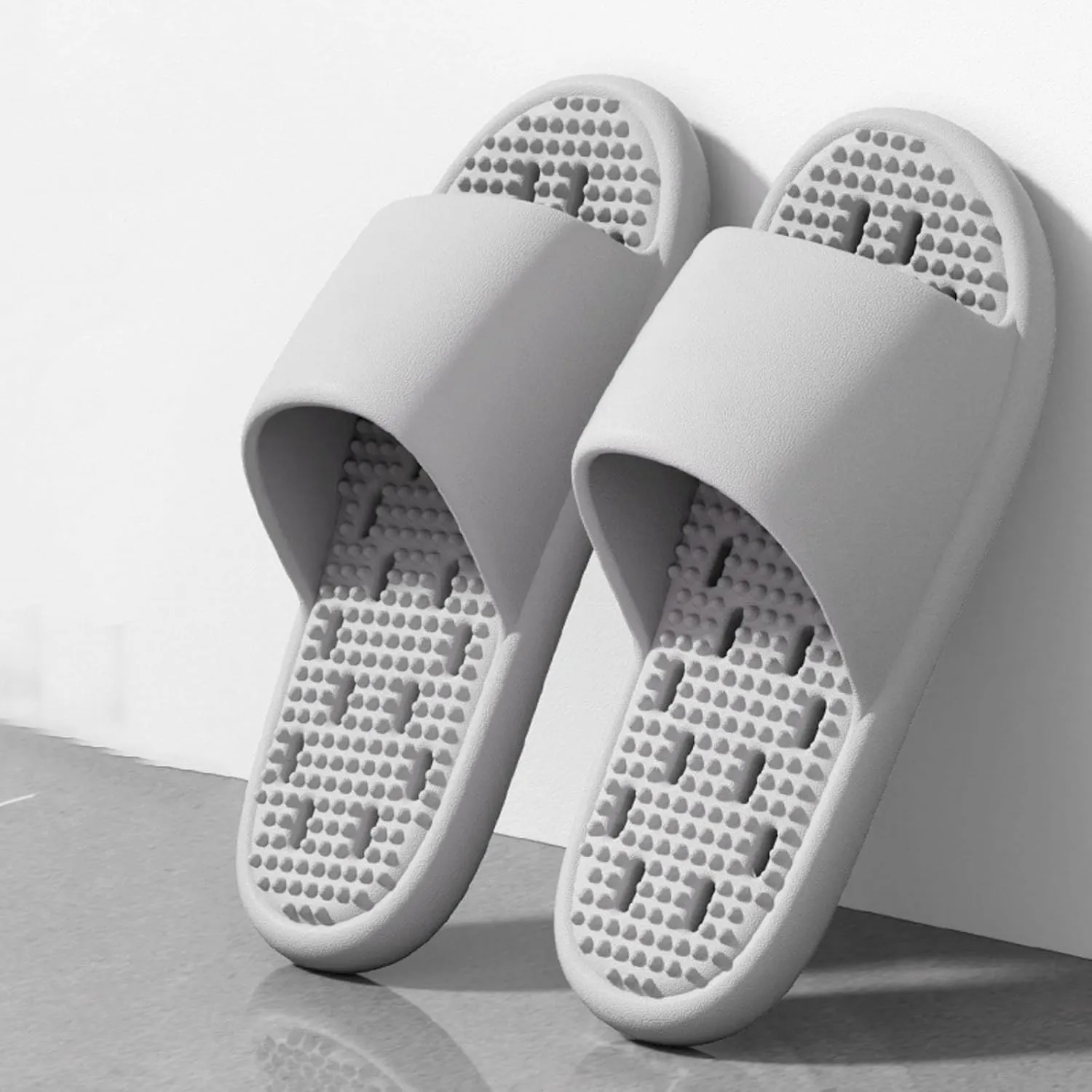Bathroom Slippers Men Shower Shoes Women Mens Slippers Womens Slides Soft Sole Public Indoor