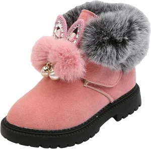 Botas Para Nis Boots for Girls Leather Cowboy Boots Casual Leather Girl Western Boots Calf High Boots Waterproof Comfortable Ankle Boots