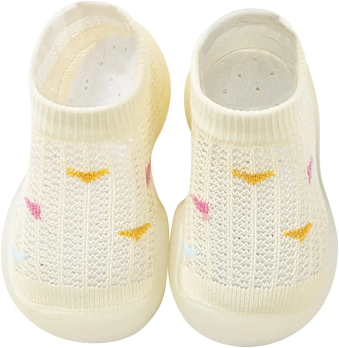 Boy Girl Baby Sock Shoes,0-3 Years Infant Boys Girls Summer Socks Shoes Breathable Mesh Non Slip First Walkers Shoes