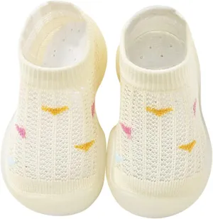 Boy Girl Baby Sock Shoes,0-3 Years Infant Boys Girls Summer Socks Shoes Breathable Mesh Non Slip First Walkers Shoes