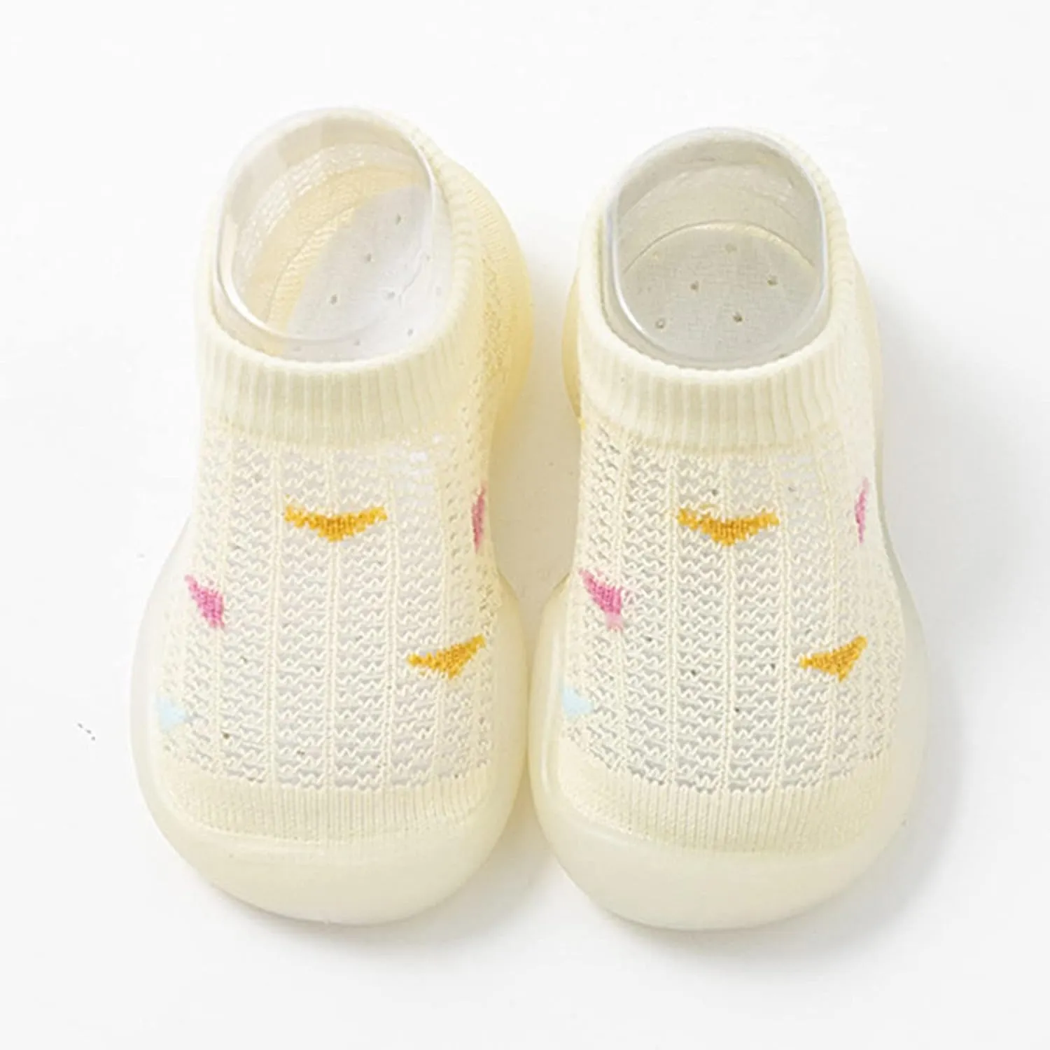 Boy Girl Baby Sock Shoes,0-3 Years Infant Boys Girls Summer Socks Shoes Breathable Mesh Non Slip First Walkers Shoes