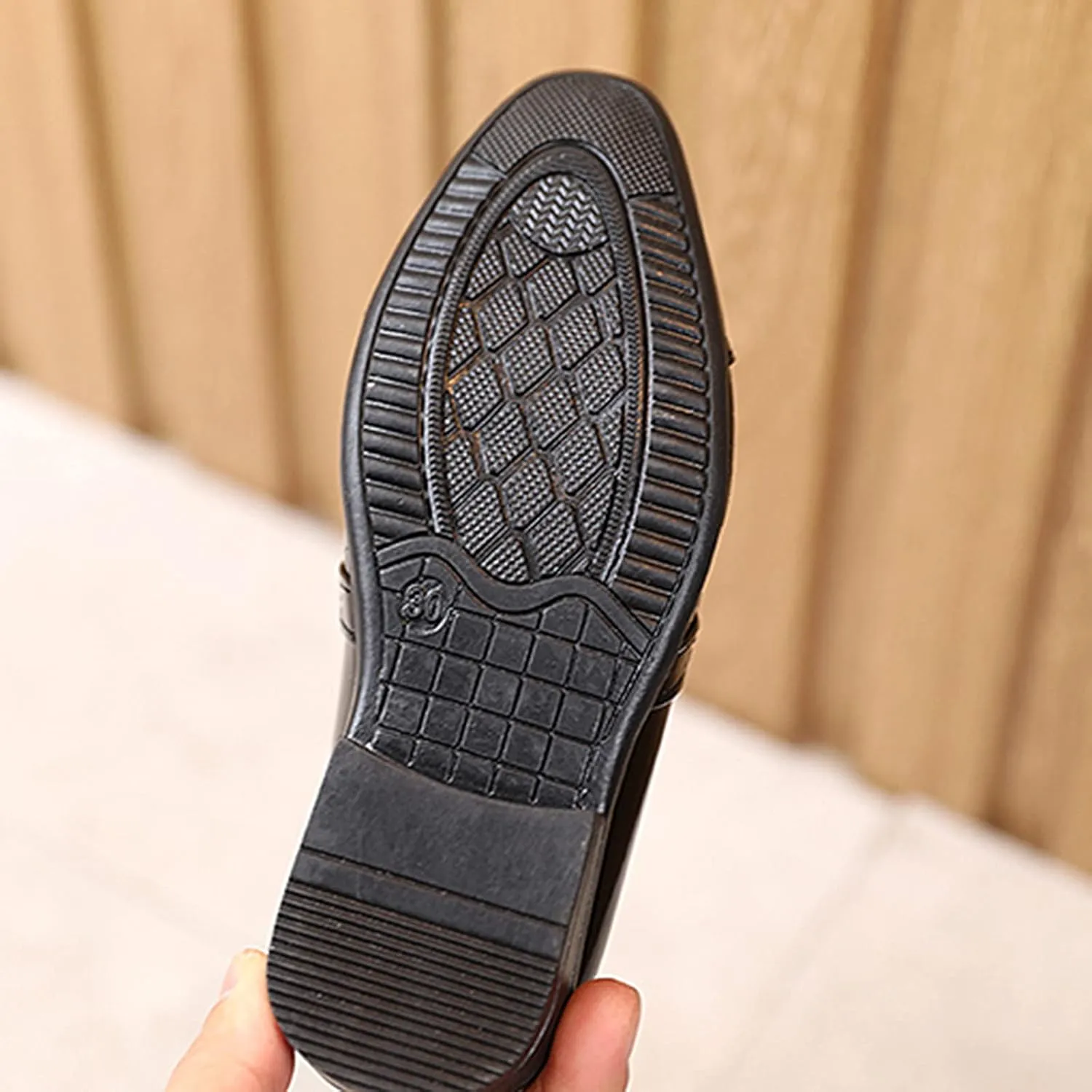 Boys Dress Shoes Toddler Kids British Style Casual Leather Dressy School Shoes Uniform Oxfords Wedding Formal Loafers