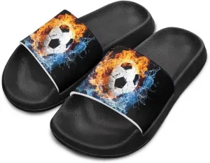 Boys Sandals with EVA Soft Sole Lightweight Slip-On Beach Slippers