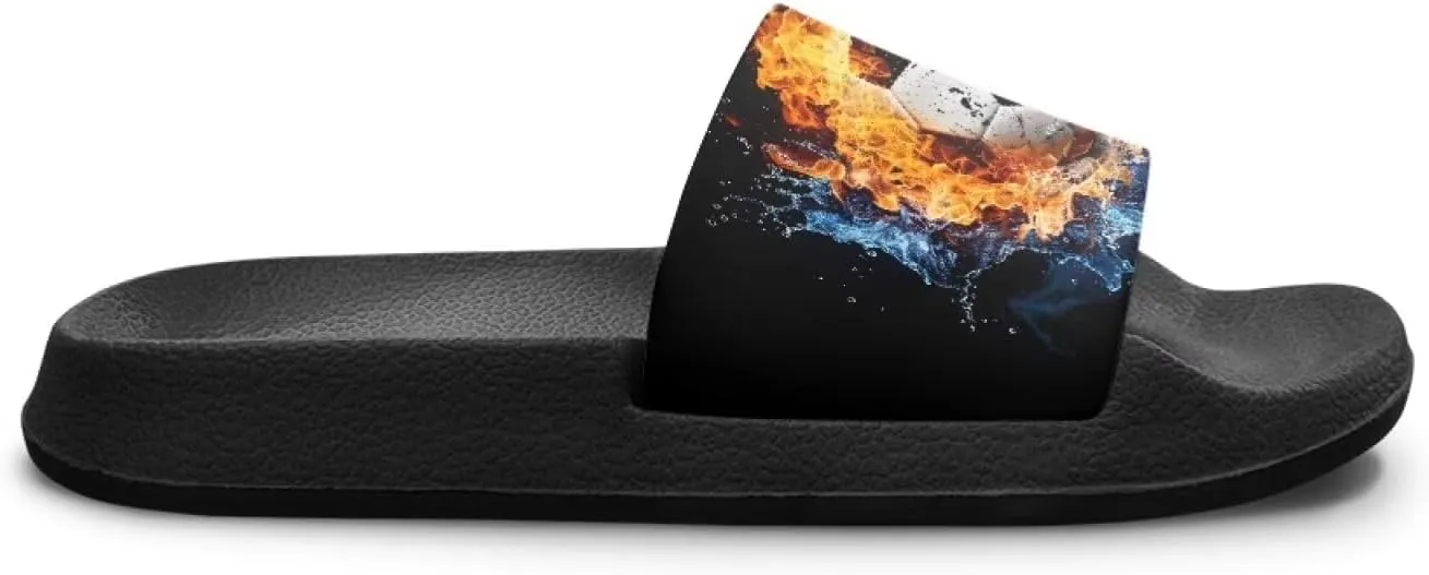 Boys Sandals with EVA Soft Sole Lightweight Slip-On Beach Slippers