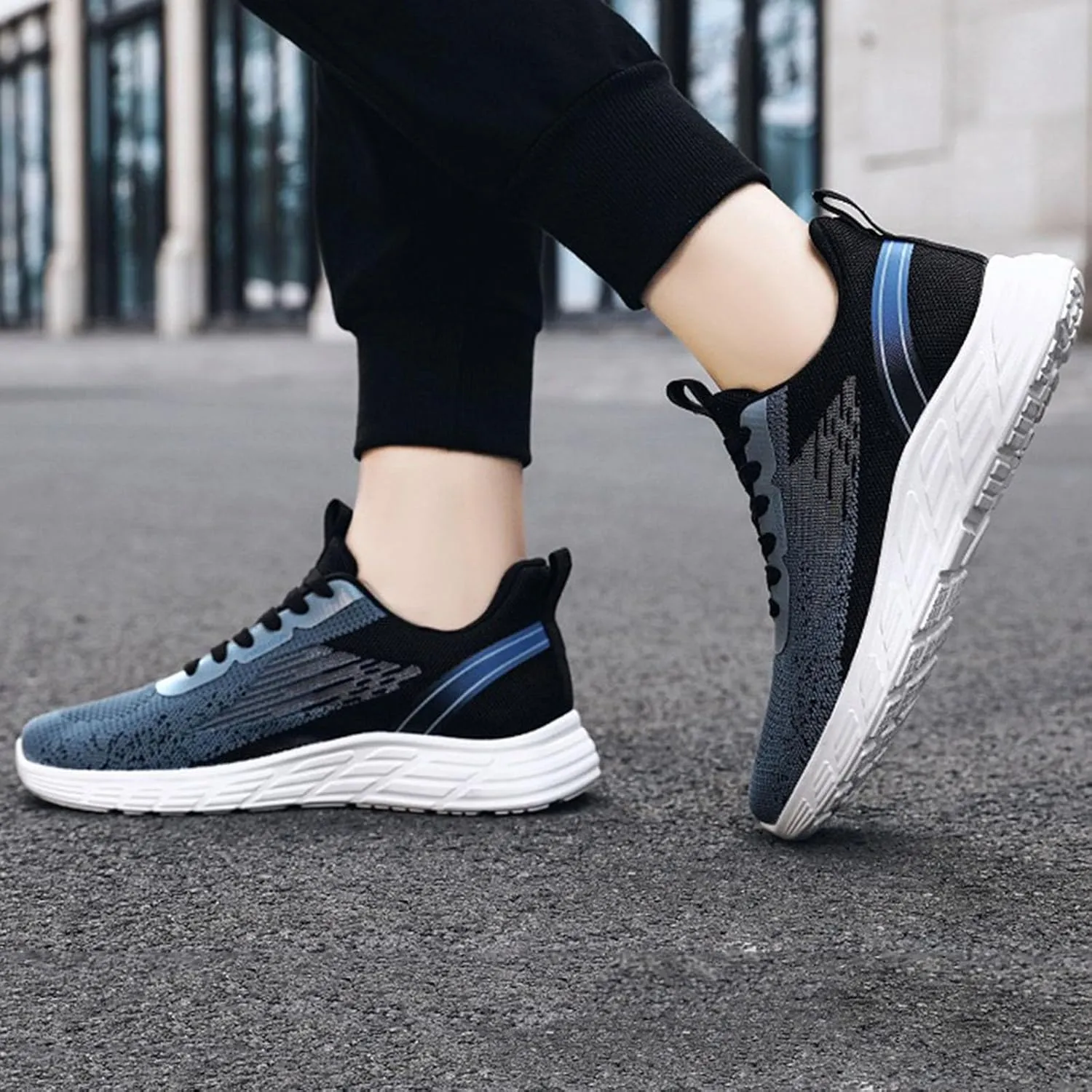 Breathable Slip on Shoes for Men Slip-On Comfortable Light-Weight Shoe Comfortable & Light-Weight Stretch Shoes
