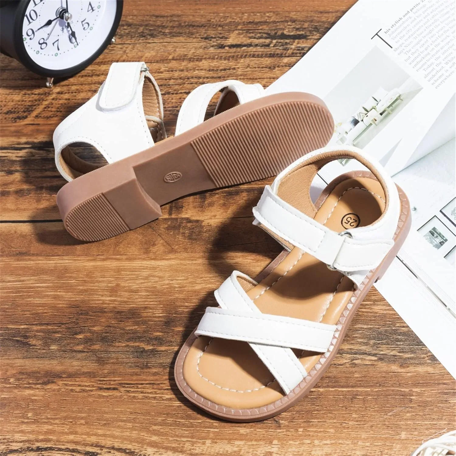 Children Shoes Fashion Comfortable Soft Sole Sandals Beach Outdoor Flat Casual Sandals Baby Shoes Size 4