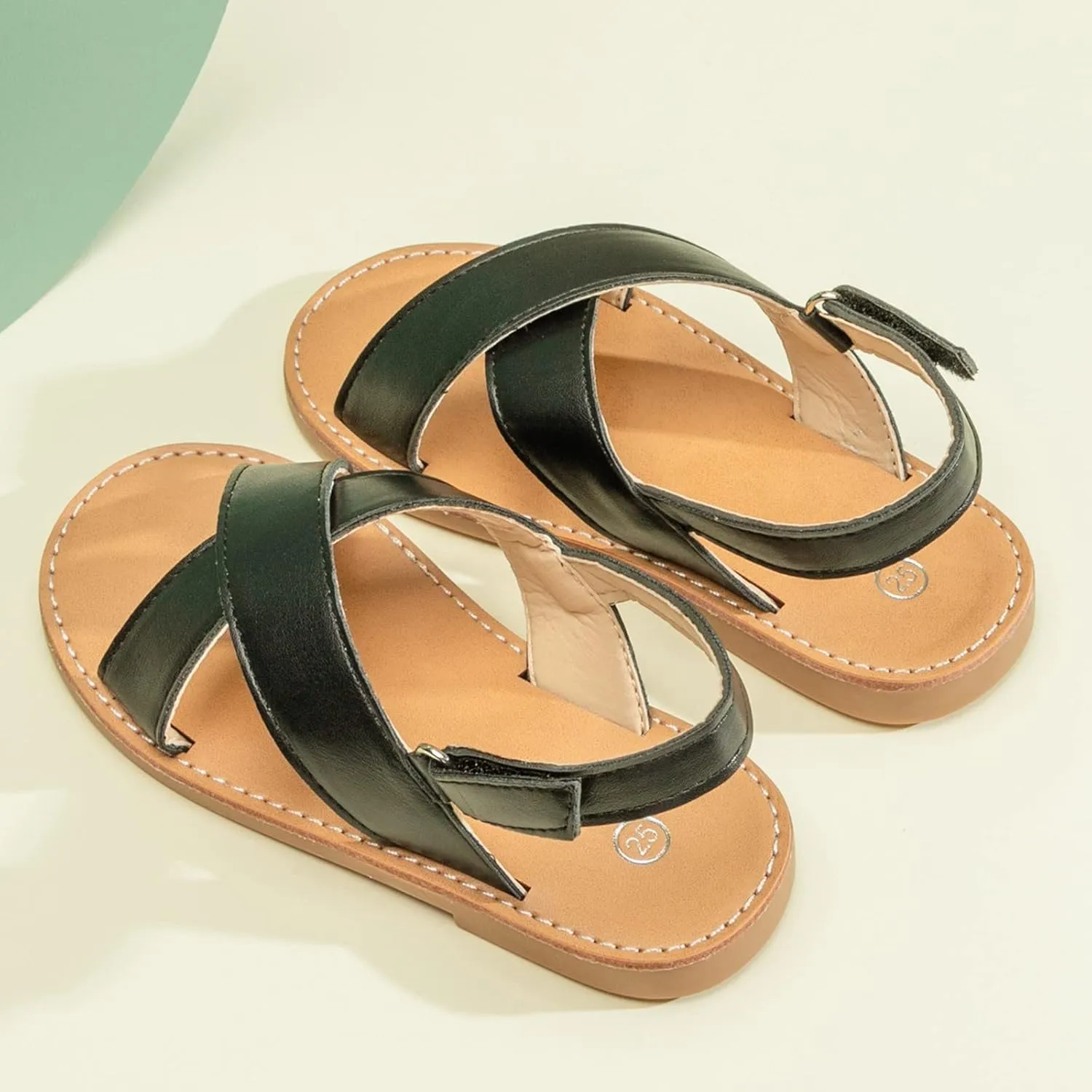 Children Shoes Fashion Comfortable Soft Sole Sandals Beach Outdoor Flat Casual Sandals T Strap Sandals for Girls