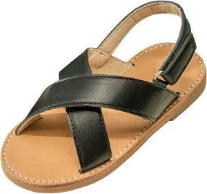 Children Shoes Fashion Comfortable Soft Sole Sandals Beach Outdoor Flat Casual Sandals T Strap Sandals for Girls