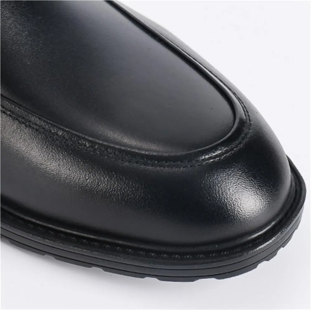 Classic Oxfords Lace Up Shoes Breathable Comfy Non Slip Rubber Leather Business Casual Prom Wedding Suit for Men