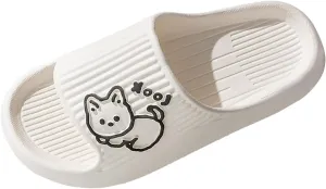 Cloud Slides Mens Bath Slippers Womens Shower Shoes Pillow Slippers Room Spa Living Dry Quickly Soft Sole