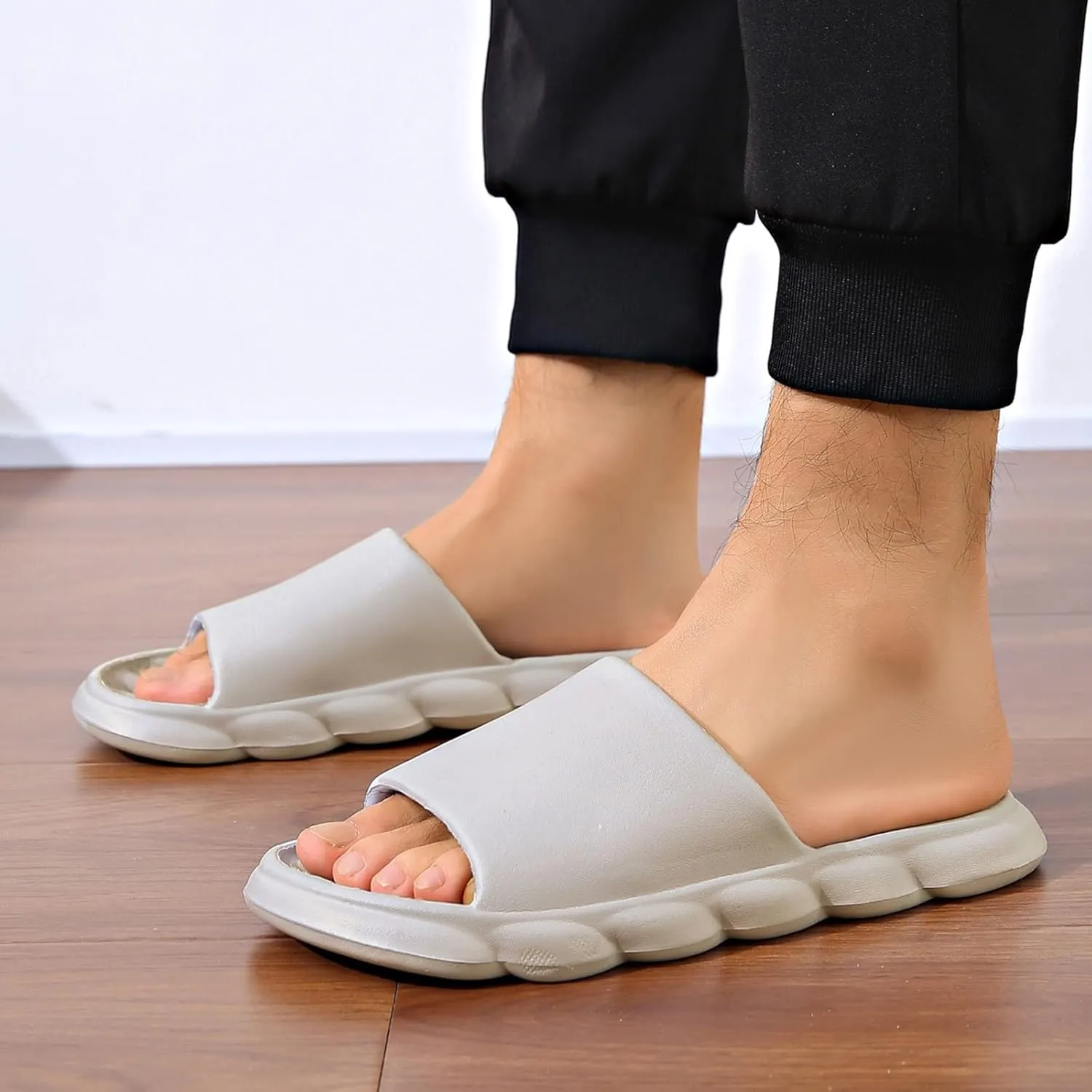 Cloud Slides Womens Shower Shoes Mens Pillow Slippers Bathroom Slipper Soft Sole Open Toe Quick Drying