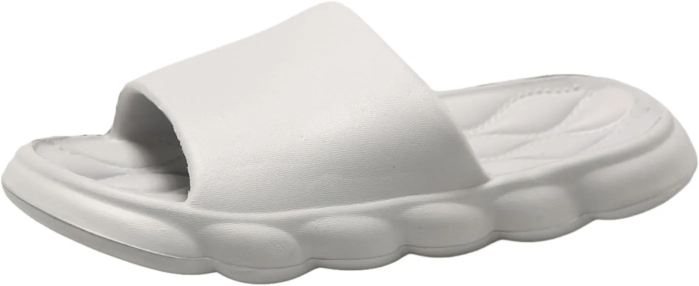 Cloud Slides Womens Shower Shoes Mens Pillow Slippers Bathroom Slipper Soft Sole Open Toe Quick Drying