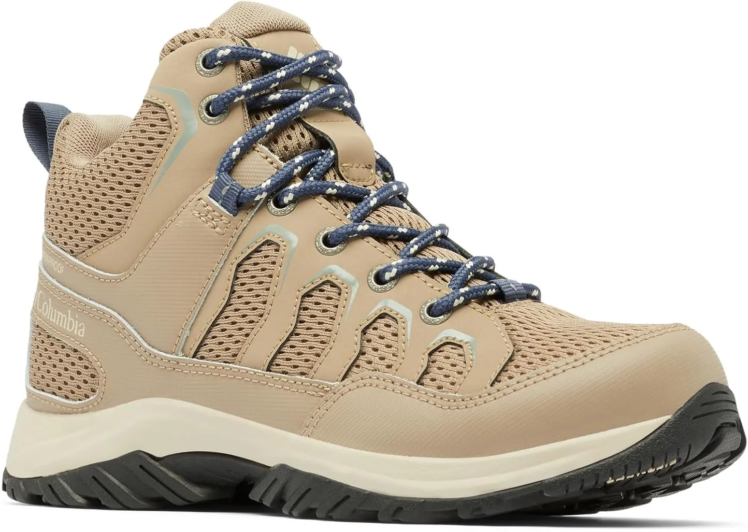 Columbia Womens Granite Trail Mid Waterproof, Ash Brown/Nocturnal, 7.5 Wide