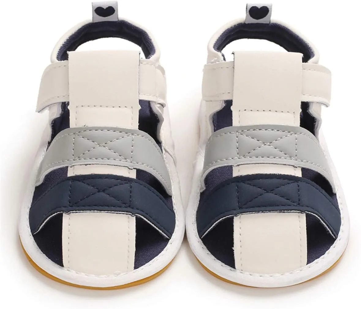 COSANKIM Infant Baby Boys Girls Summer Sandals Non Slip Soft Sole Toddler First Walker Crib Shoes (0-18 Months)