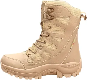 Couples High-Top Hiking Shoes Winter Non-Slip Warm Snowshoes Outdoor Hiking Hiking Shoes Tactical Boots Khaki 12