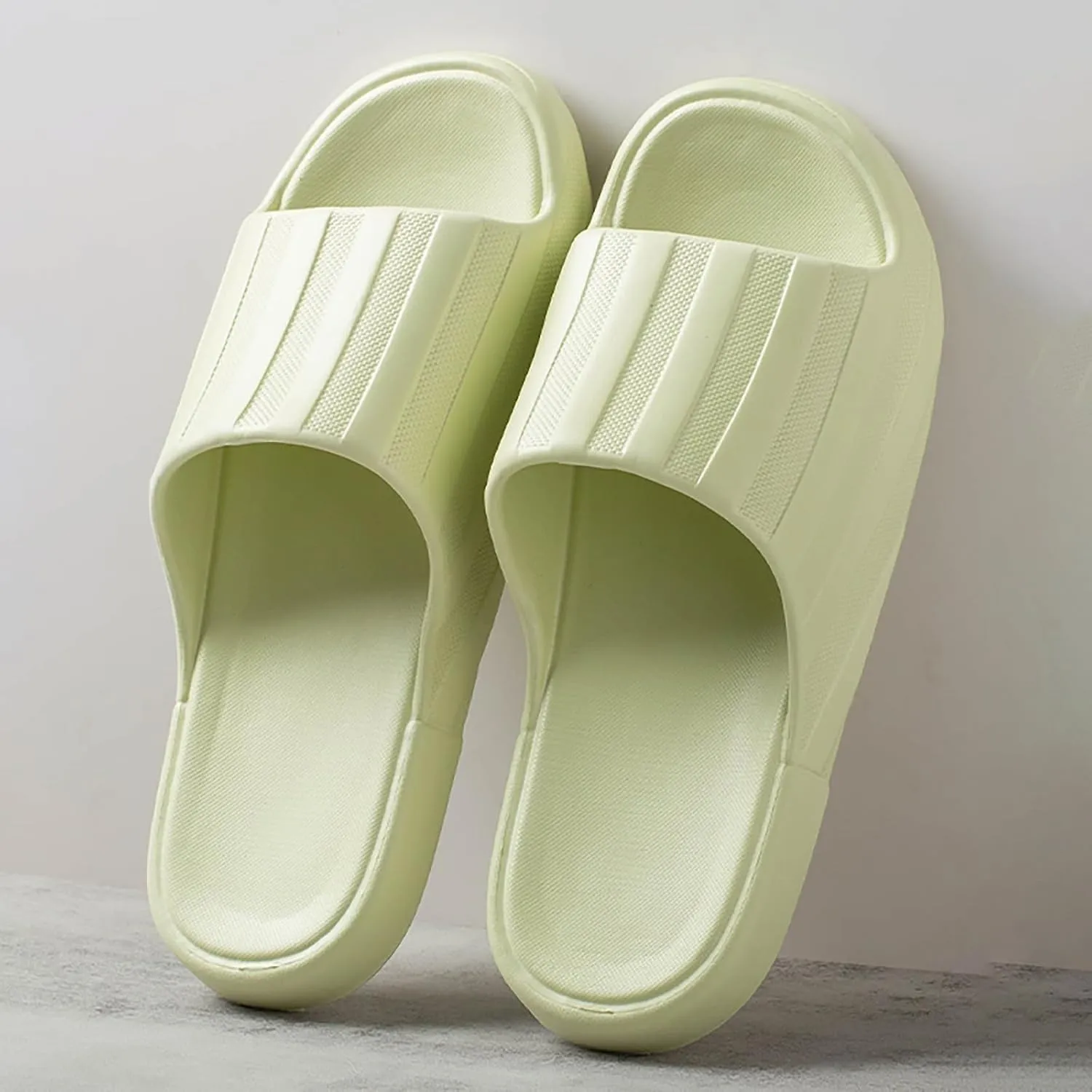 Couples Women Men Solid Shower Room Home Non Slip Breathable Massage Soft Sole Quick Men Slippers Summer