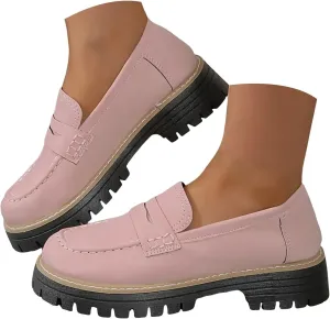 Dheva-C Orthoture-Orthopedic Loafers Shoes for Women Comfort Orthopedic Shoes Womens Round Toe Platform Walking Shoes,