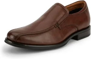 Dockers Mens Greer Dress Run Off Loafer Shoe, Brown, 8 W