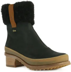 El Naturalista Womens Kentia N5122 Heeled Boot Shoes, Black/Black, EU 38 / US 8