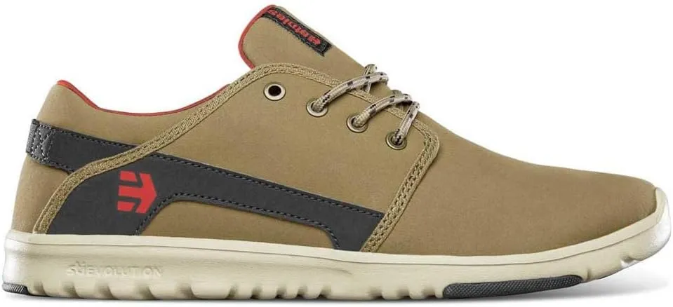 Etnies Men's Scout Sneaker Skate Shoe, Brown/Black, 8