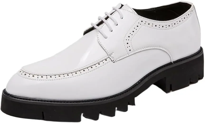 Fashion Dress Men's Breathable Dress Shoes Black Shoes Men Sneakers Business Casual New Shoe Heel Slip Resistant Low Top Casual Men Oxford Leather