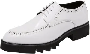 Fashion Dress Men's Breathable Dress Shoes Black Shoes Men Sneakers Business Casual New Shoe Heel Slip Resistant Low Top Casual Men Oxford Leather