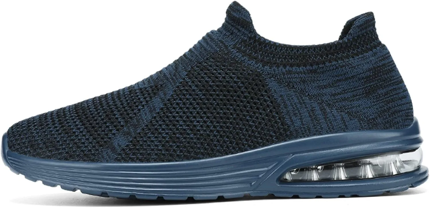 Fashion Summer Men Mesh Breathable Comfortable Air Cushion Sole Casual Slip On Casual Sneaker Shoes for Men Men's Sandals Men