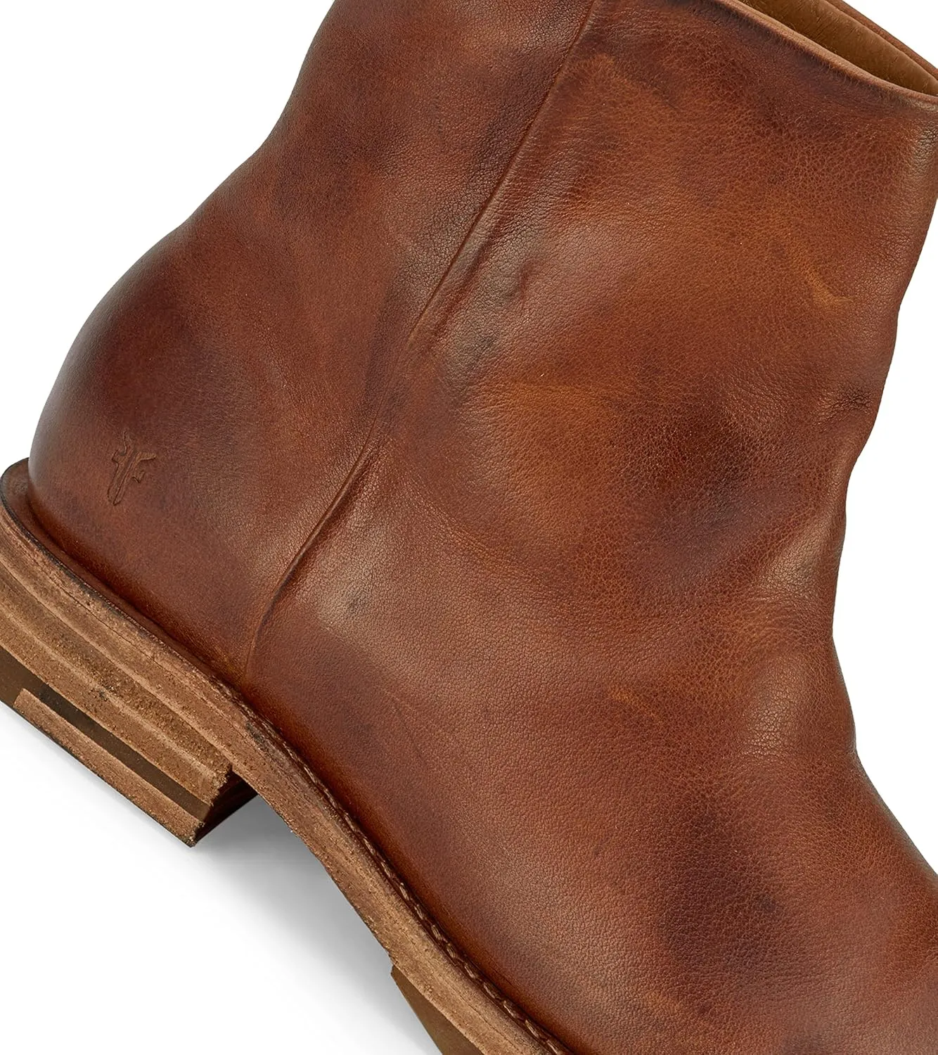 Frye Veronica Inside Zip 6 Booties for Women Made from Premium Leather with Leather Lining and Welt-Constructed Leather & Rubber Traction Outsole
