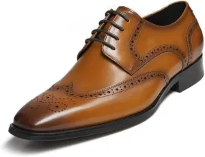 GIFENNSE Men's Oxford Shoes | Mens Dress Shoes | Mens Formal Shoes | Lace Up Dress Shoes