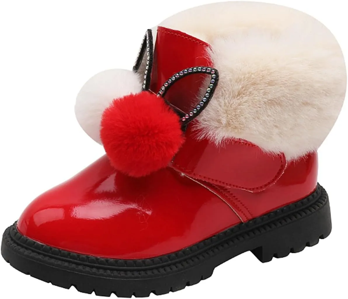 Girl Boots Boots for Girls Leather Cowboy Boots Casual Leather Girl Western Boots Calf High Boots Waterproof Comfortable Ankle Boots