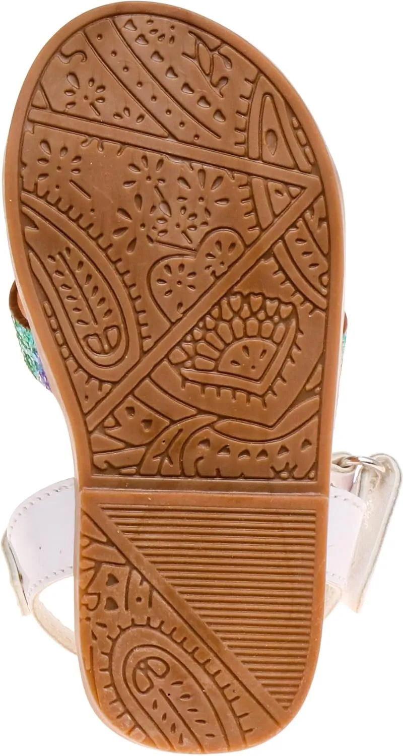 Girl's Multicolor Strappy Casual Sandals