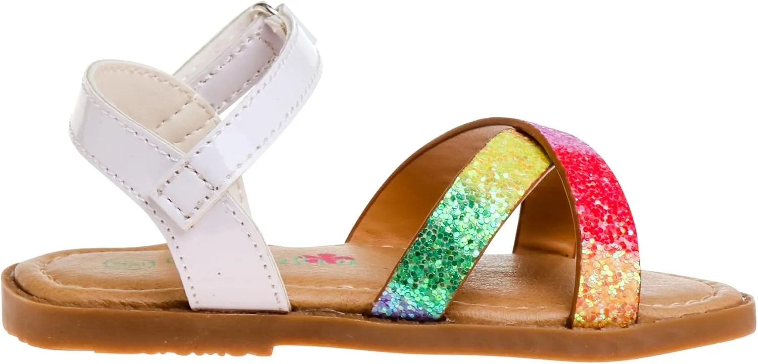 Girl's Multicolor Strappy Casual Sandals