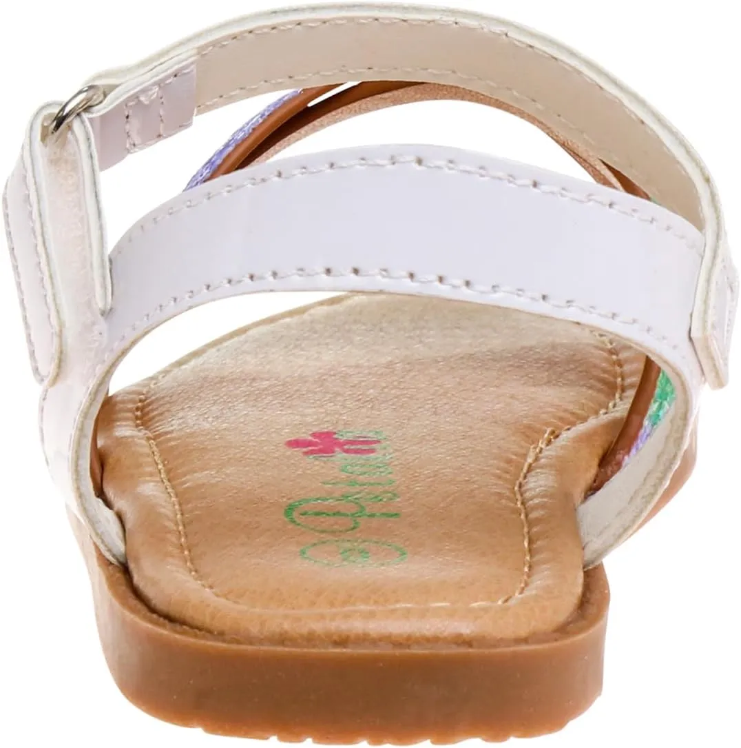 Girl's Multicolor Strappy Casual Sandals
