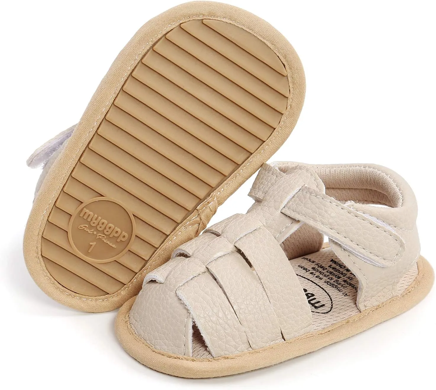 Infant Baby Girls Boys Sandals Rubber Soft Sole Premium Toddler First Walker Outdoor Summer Beach Shoes