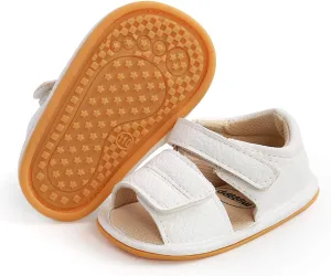 Infant Baby Girls Boys Sandals Rubber Soft Sole Premium Toddler First Walker Outdoor Summer Beach Shoes