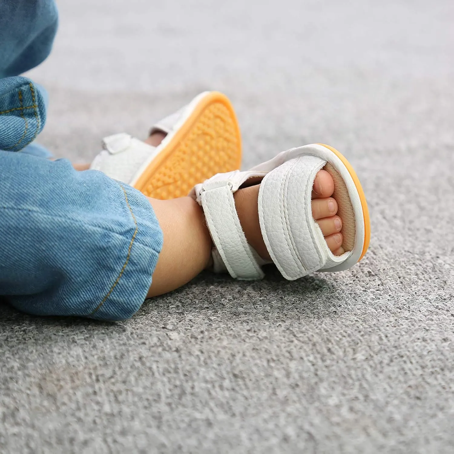 Infant Baby Girls Boys Sandals Rubber Soft Sole Premium Toddler First Walker Outdoor Summer Beach Shoes