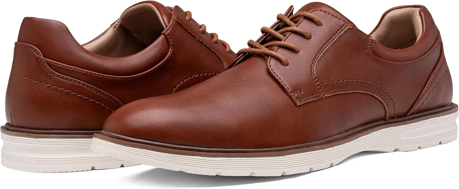 Jousen Mens Dress Shoes Casual Oxfords Lace Up Business Formal Dress Sneakers for Men
