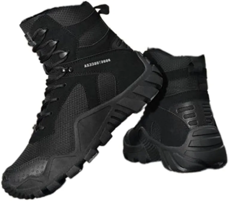 Kervaky Men's tactical boots military boots durable boots hiking boots combat boots outdoor boots lightweight boots work boots