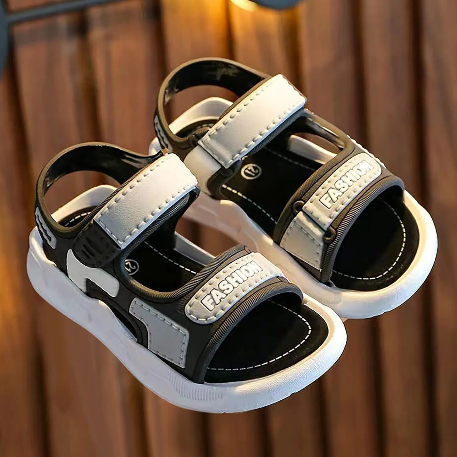 Kids Flat Sole Shoes Home Shoes For Child Kids Cartoon Soft Sole In Summer Comfortable Boys Sandals 1 to 7Years