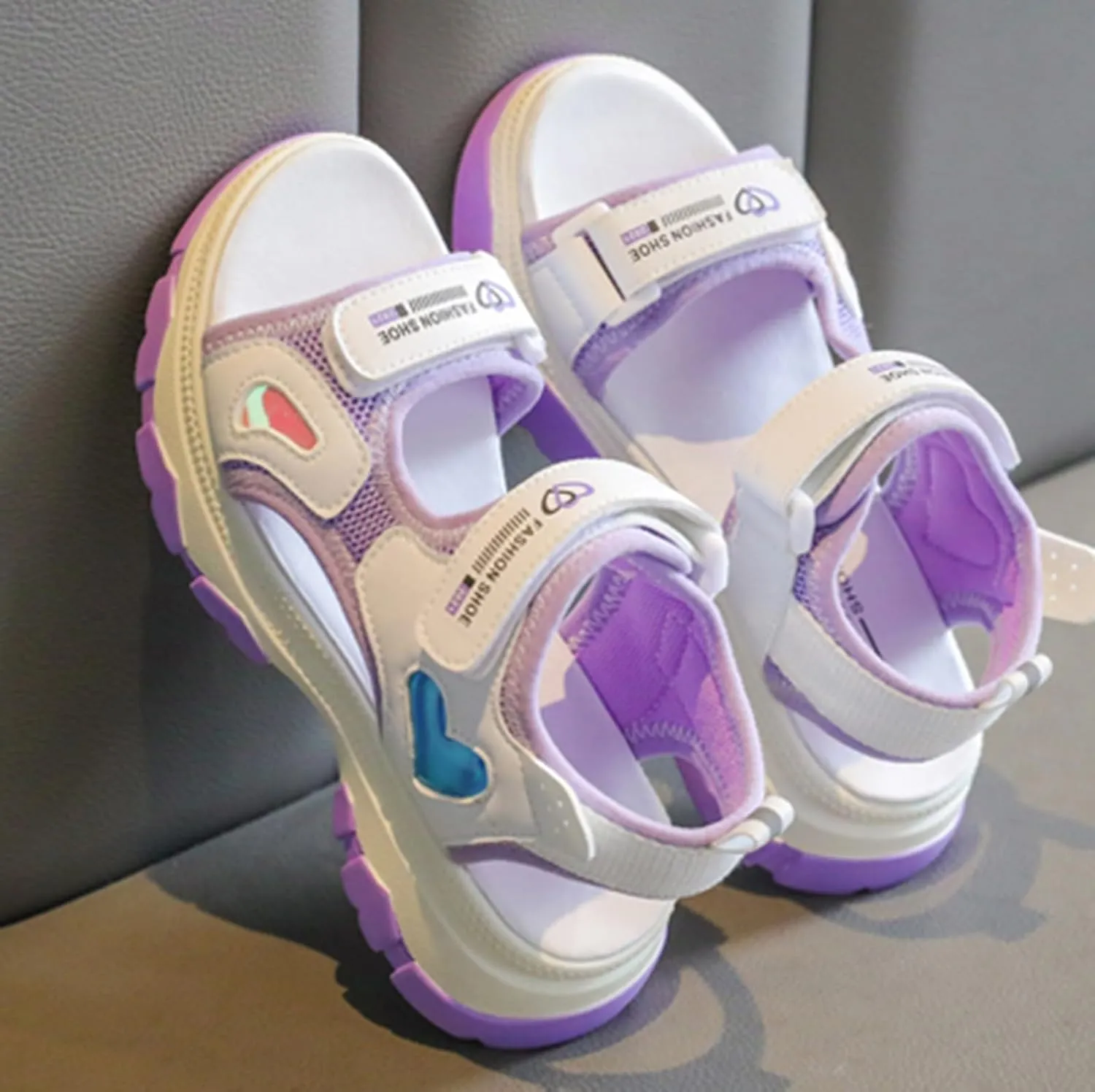 Kids Shoes Casual Flat Sandals Fashion Soft Sole Outdoor Beach Sandals Girl Wedges