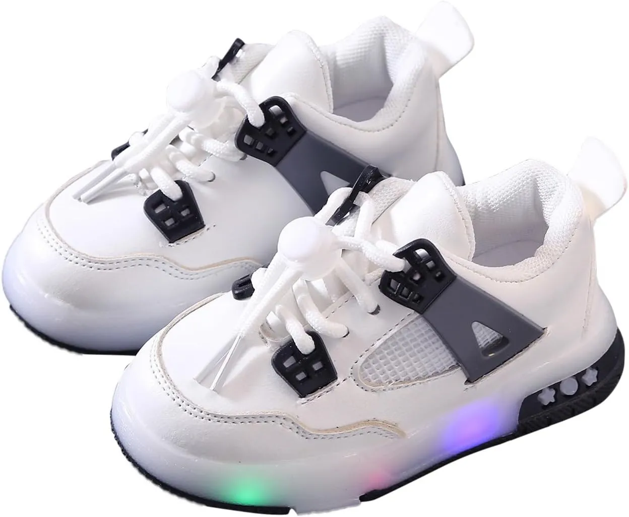 Kids Sneakers Boys Athletic Running Shoes Girls Lightweight Athletic Walking Jogging Sport Shoes Light Up Cute Shoes