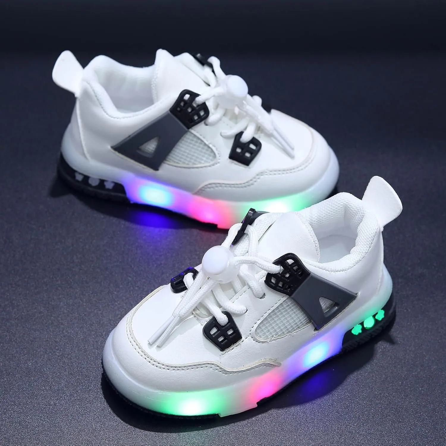 Kids Sneakers Boys Athletic Running Shoes Girls Lightweight Athletic Walking Jogging Sport Shoes Light Up Cute Shoes