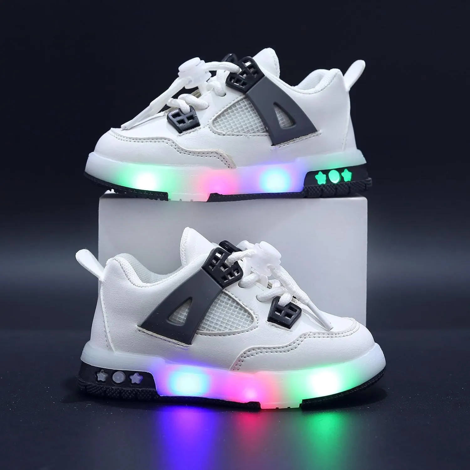 Kids Sneakers Boys Athletic Running Shoes Girls Lightweight Athletic Walking Jogging Sport Shoes Light Up Cute Shoes