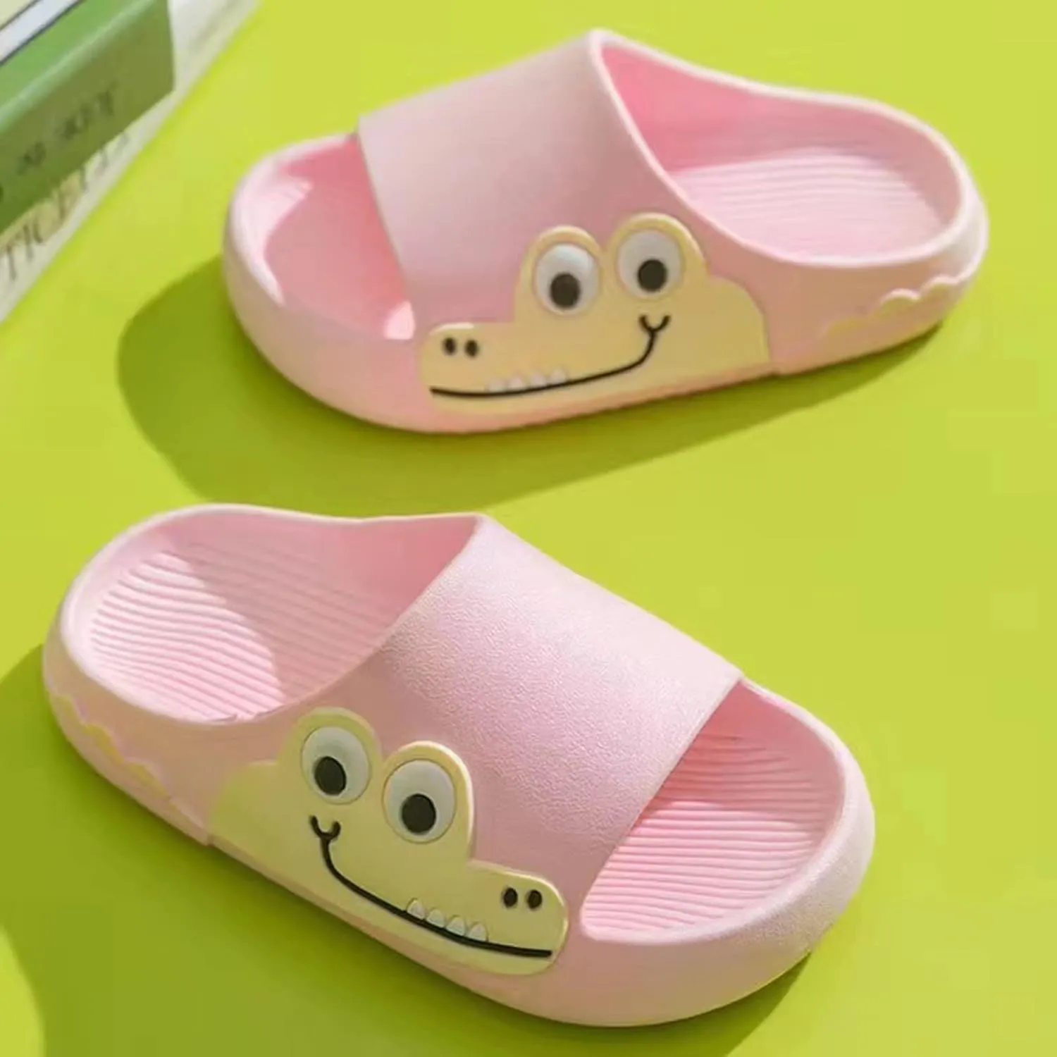 Kids Toddler Boys Girls Cloud Slide Dinosaur Shower Slippers Summer Soft Sole Non Slip Quick Dry Beach Pool Shoes