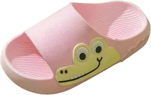 Kids Toddler Boys Girls Cloud Slide Dinosaur Shower Slippers Summer Soft Sole Non Slip Quick Dry Beach Pool Shoes