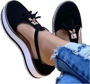 Ladmiple Sneakers For Women Walking Shoes Slip On Comfort Casual Dressy Summer Fashion Non Slip Platform Flats Loafers