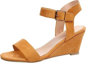 Ladmiple Wedge Sandals for Women Casual Summer Open Toe Platform Espadrille High Heel Sandals 2023 Casual Sandals Shoes