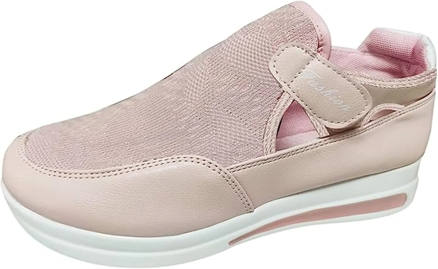 Ladmiple Womens Shoes Dressy Casual Loafers Canvas Slip On Fashion Comfortable Low Top Platform Walking Flats Sneakers